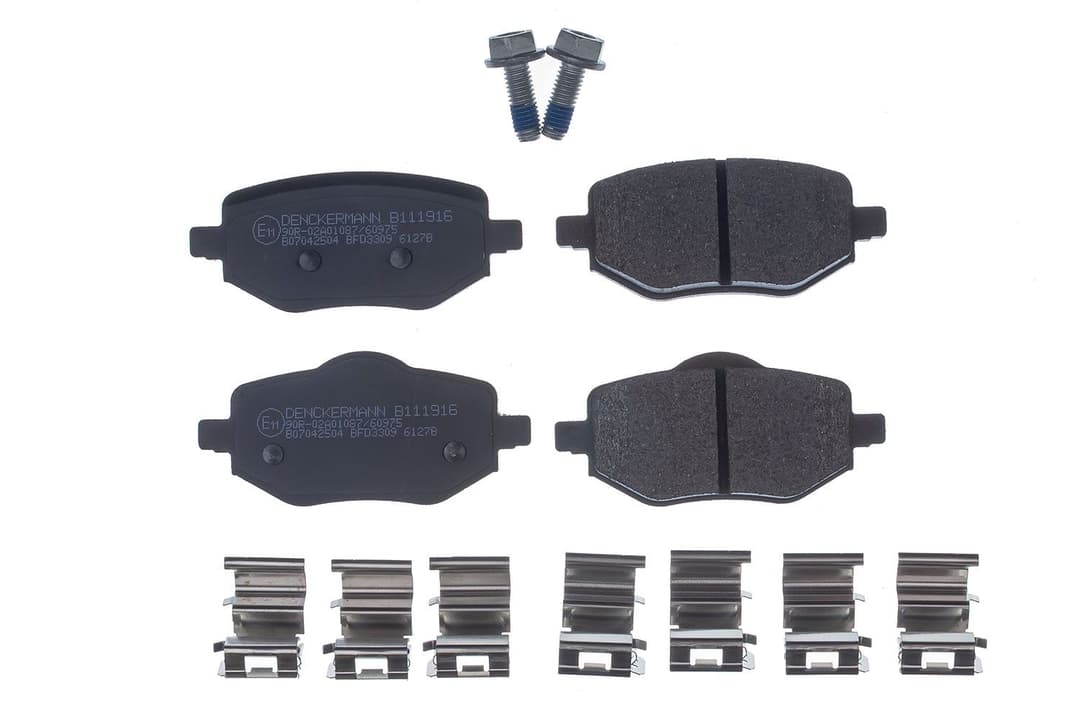 set placute frana,frana disc DENCKERMANN B111916