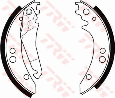 Set saboti frana TRW GS8434