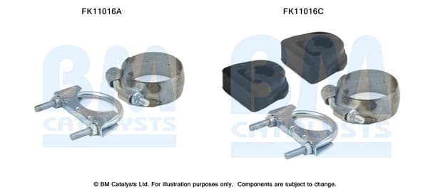 Set montaj, filtru funingine/particule BM CATALYSTS FK11016