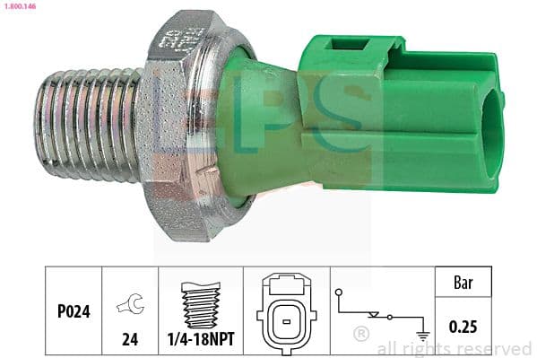 Senzor presiune ulei EPS Made in Italy - OE Equivalent 1.800.146