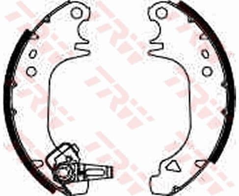 Set saboti frana TRW GS8322