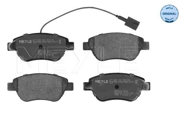 set placute frana,frana disc MEYLE -ORIGINAL: True to OE. 025 237 0517/W