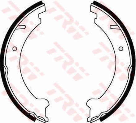 Set saboti frana, frana de mana TRW GS8599