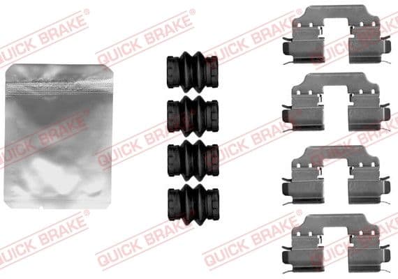 Set accesorii, placute frana QUICK BRAKE 109-1881