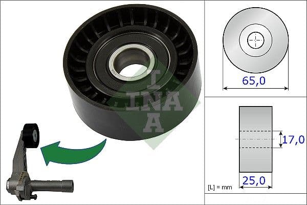 rola intinzator,curea transmisie Schaeffler INA 531 0866 10