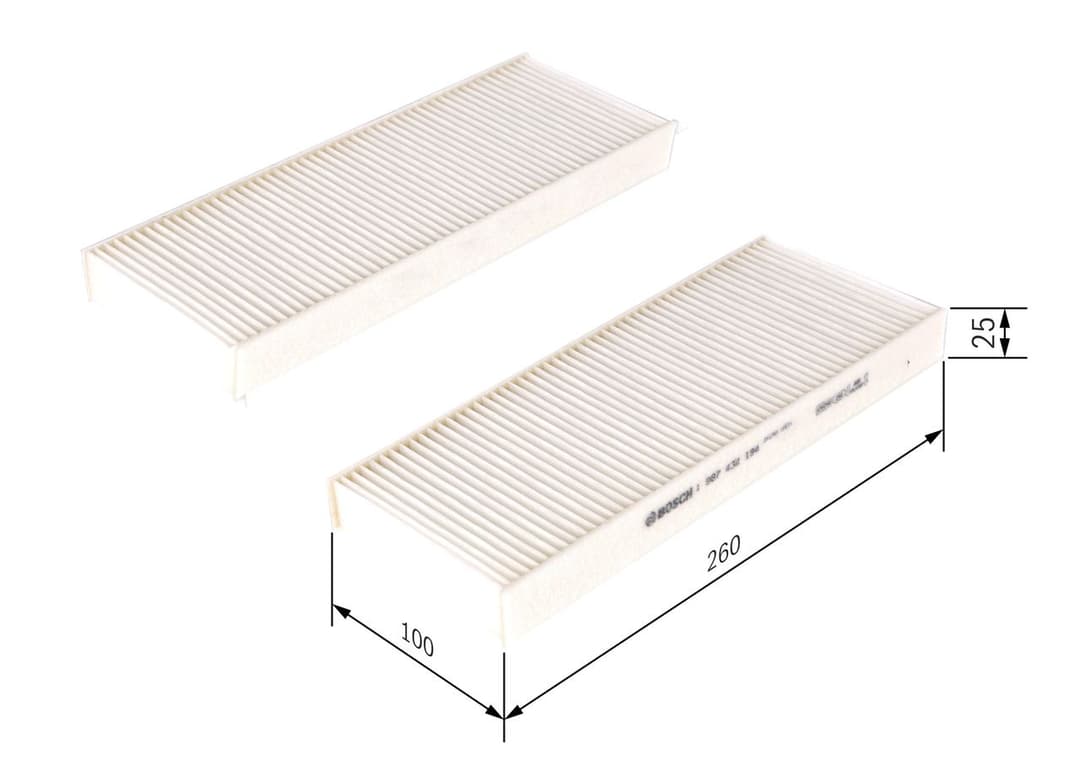 Filtru, aer habitaclu BOSCH 1 987 432 194