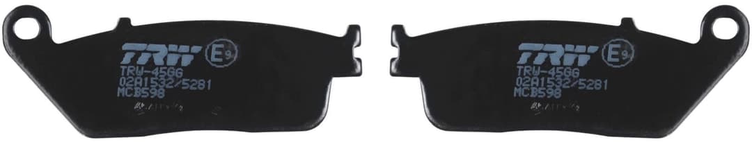 set placute frana,frana disc TRW MCB598