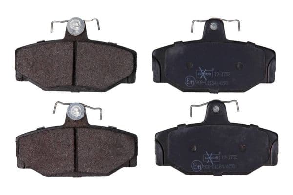 set placute frana,frana disc MAXGEAR 19-1752