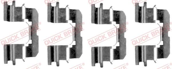 Set accesorii, placute frana QUICK BRAKE 109-1227