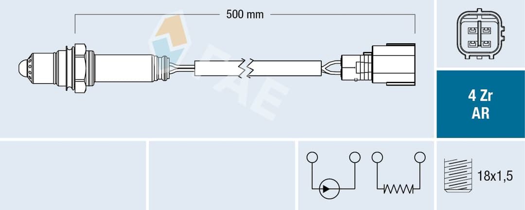 Sonda Lambda FAE 75645