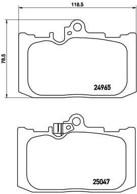 set placute frana,frana disc BREMBO PRIME LINE P 83 131