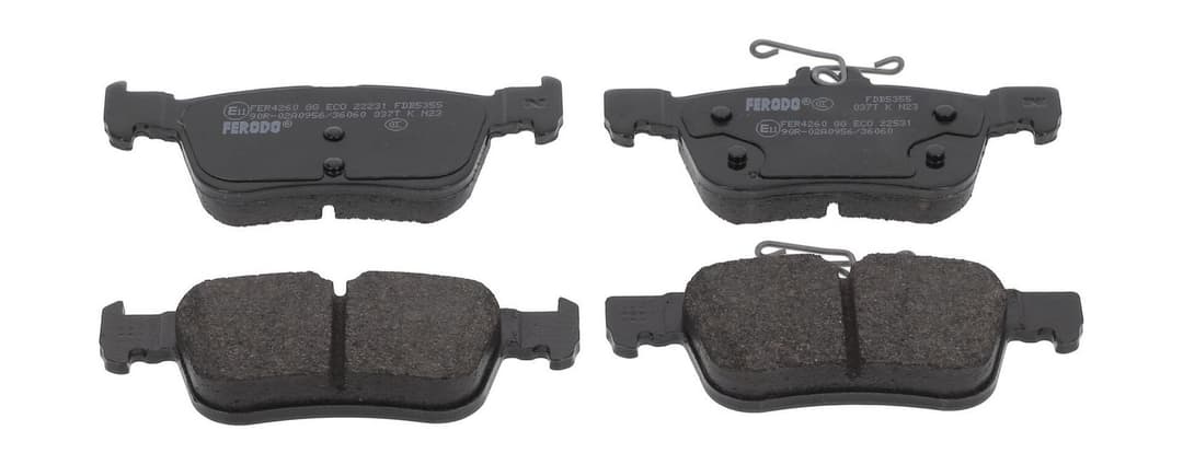 set placute frana,frana disc FERODO PREMIER ECO FRICTION FDB5355