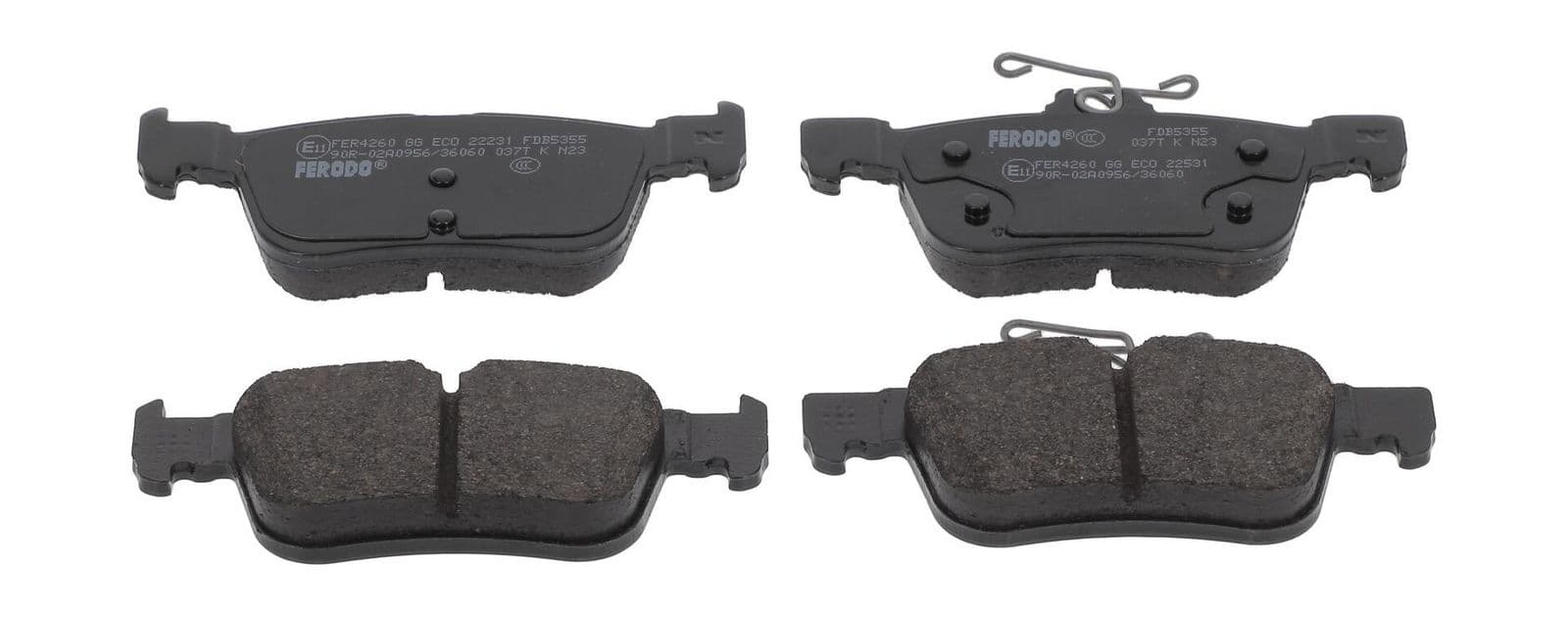 set placute frana,frana disc FERODO PREMIER ECO FRICTION FDB5355