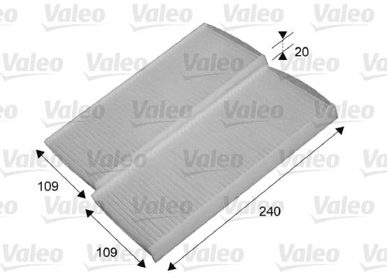 Filtru, aer habitaclu VALEO ESSENTIAL 715649