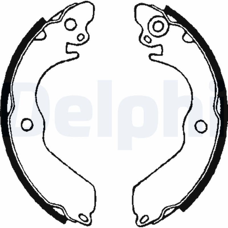 Set saboti frana DELPHI LS1649