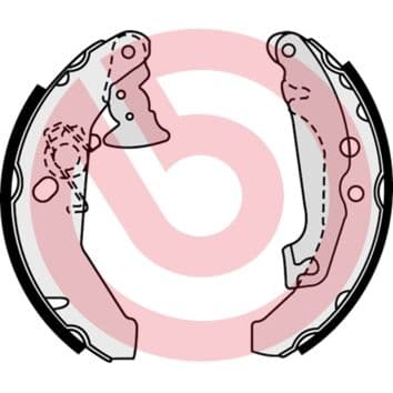 Set saboti frana BREMBO S 24 518