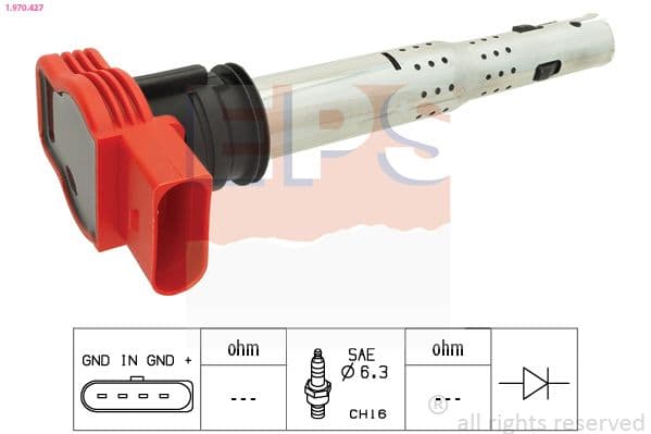 bobina de inductie EPS OE Equivalent 1.970.427