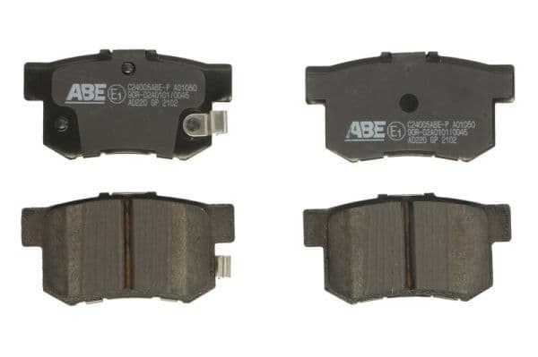 set placute frana,frana disc ABE C24005ABE-P