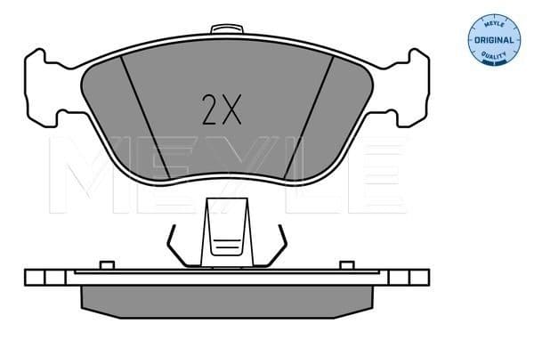 set placute frana,frana disc MEYLE -ORIGINAL: True to OE. 025 214 9219