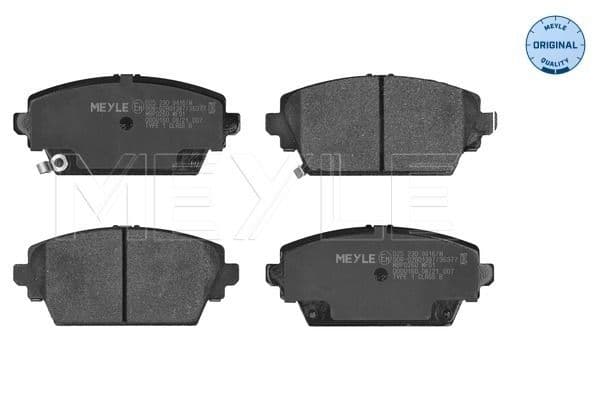 set placute frana,frana disc MEYLE -ORIGINAL: True to OE. 025 230 9416/W
