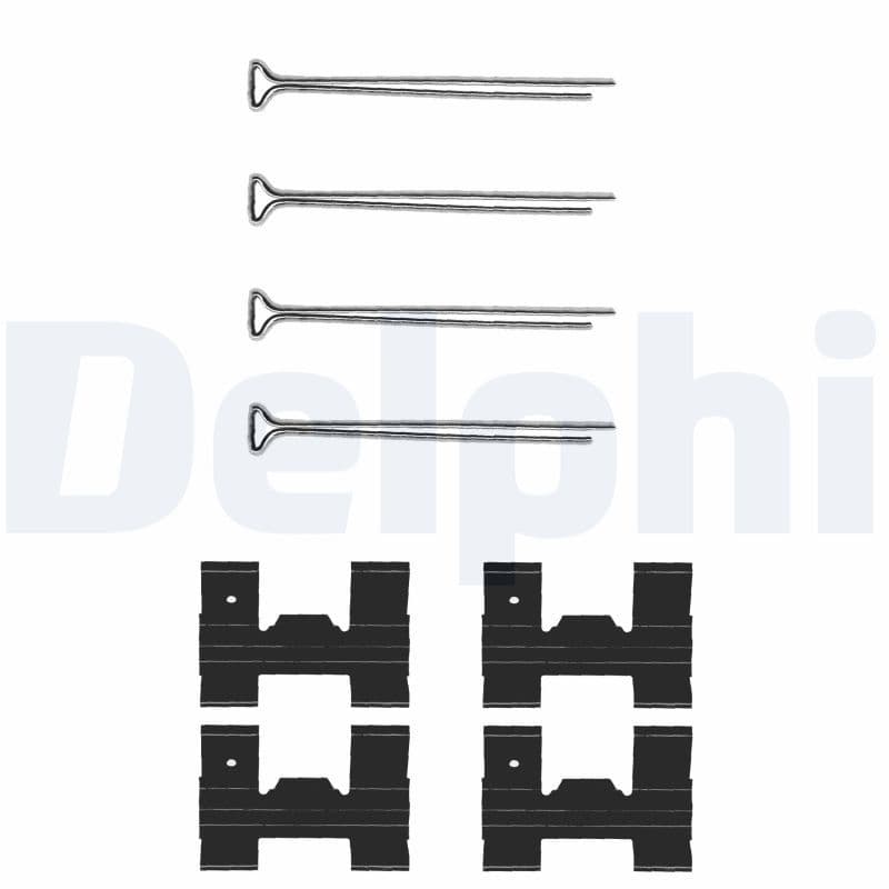 Set accesorii, placute frana DELPHI LX0023