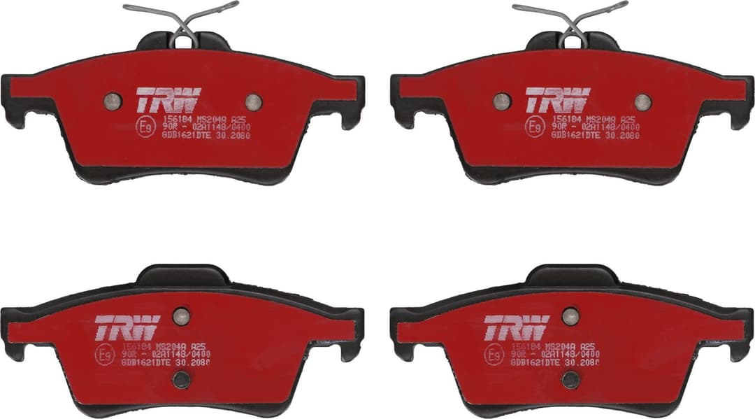 set placute frana,frana disc TRW DTEC COTEC GDB1621DTE
