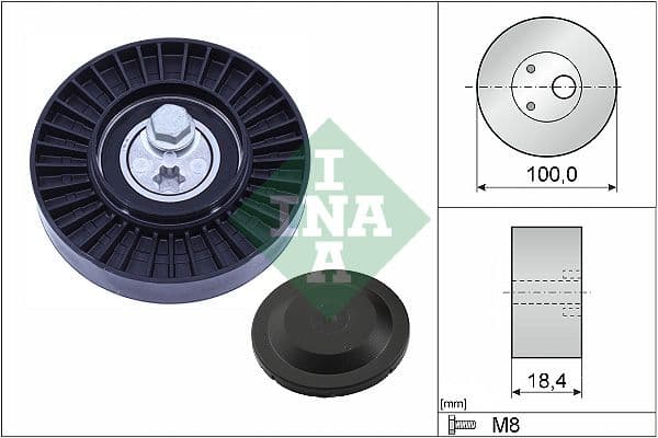 rola intinzator,curea transmisie Schaeffler INA 531 0966 10