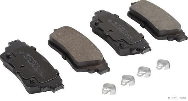 set placute frana,frana disc HERTH+BUSS JAKOPARTS J3615019