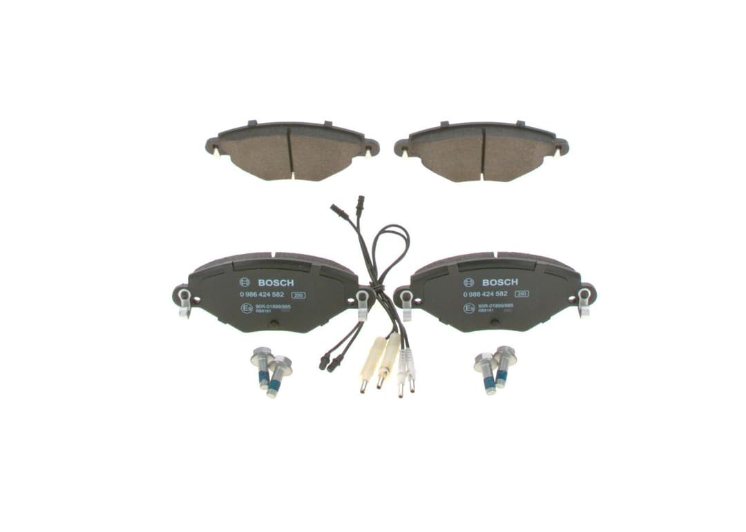 set placute frana,frana disc BOSCH 0 986 424 582
