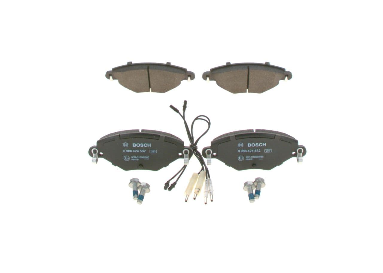 set placute frana,frana disc BOSCH 0 986 424 582