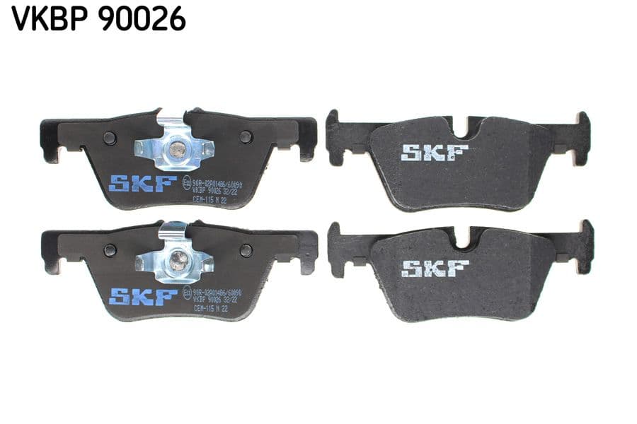 set placute frana,frana disc SKF VKBP 90026
