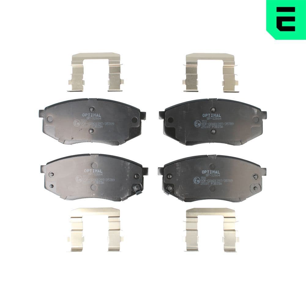 set placute frana,frana disc OPTIMAL BP-12664