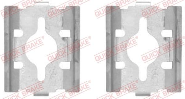 Set accesorii, placute frana QUICK BRAKE 109-1600