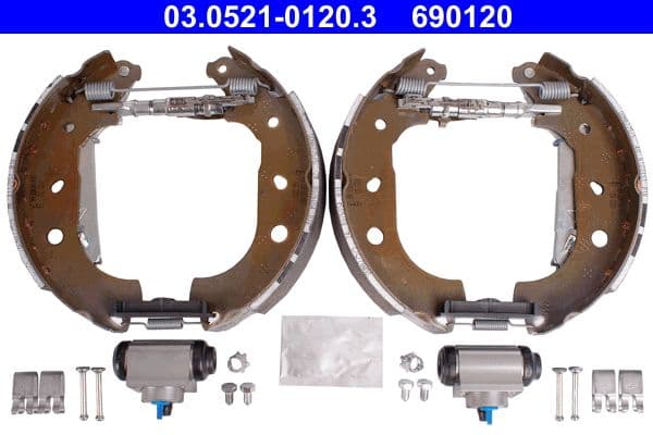 Set saboti frana ATE Original TopKit 03.0521-0120.3