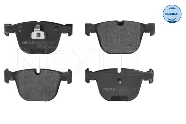 set placute frana,frana disc MEYLE -ORIGINAL: True to OE. 025 237 3017