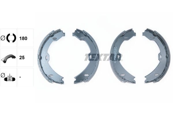 Set saboti frana, frana de mana TEXTAR 91058900