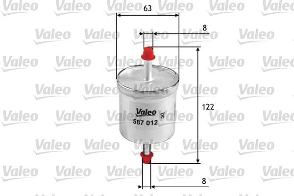 filtru combustibil VALEO 587012