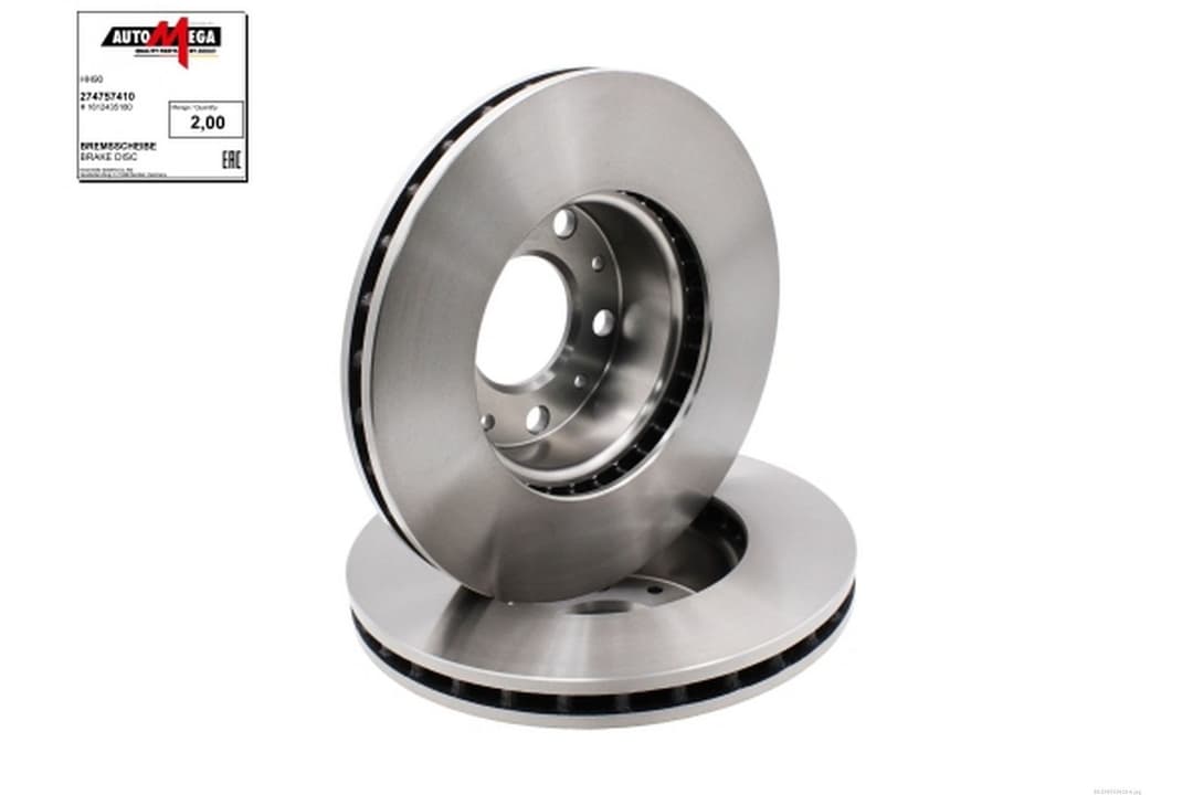 Disc frana AUTOMEGA 274757410