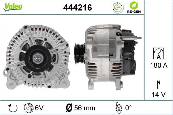 Generator / Alternator VALEO 444216