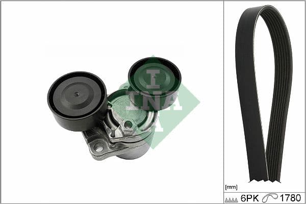Set curea transmisie cu caneluri Schaeffler INA 529 0510 10