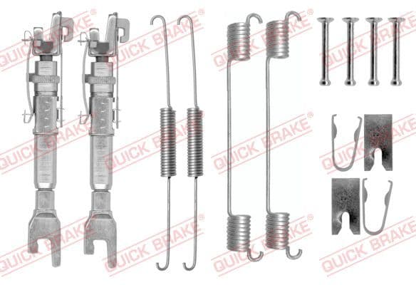 Set accesorii, sabot de frana QUICK BRAKE 105-0781S