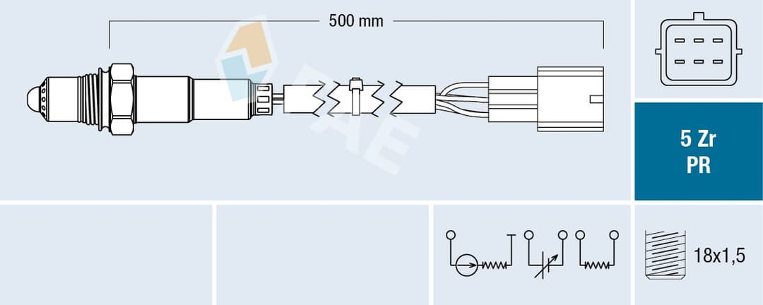 Sonda Lambda FAE 75041
