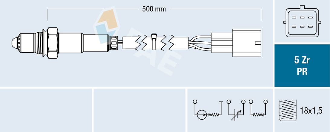 Sonda Lambda FAE 75041