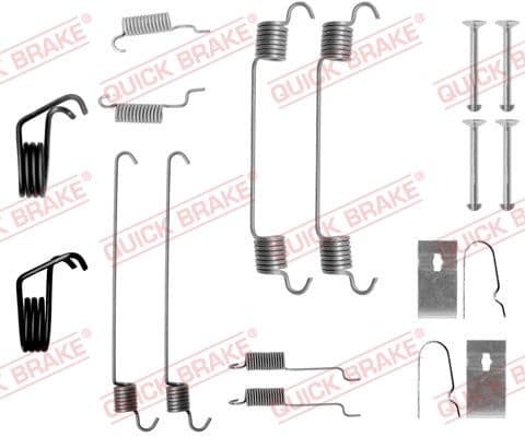 Set accesorii, sabot de frana QUICK BRAKE 105-0799