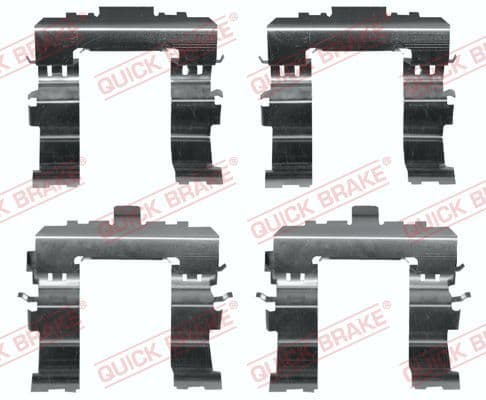 Set accesorii, placute frana QUICK BRAKE 109-0020