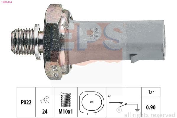 Senzor presiune ulei EPS Made in Italy - OE Equivalent 1.800.134