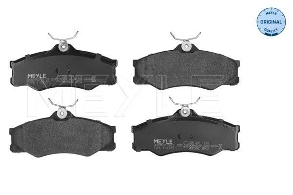 set placute frana,frana disc MEYLE -ORIGINAL: True to OE. 025 209 7919