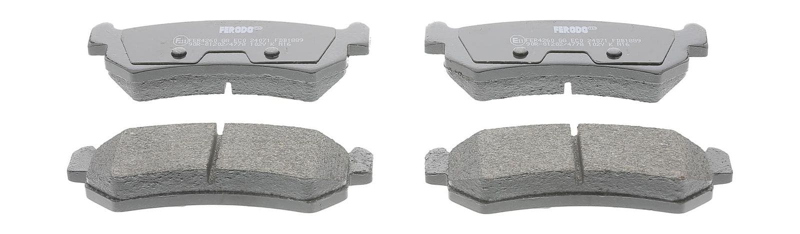 set placute frana,frana disc FERODO FDB1889