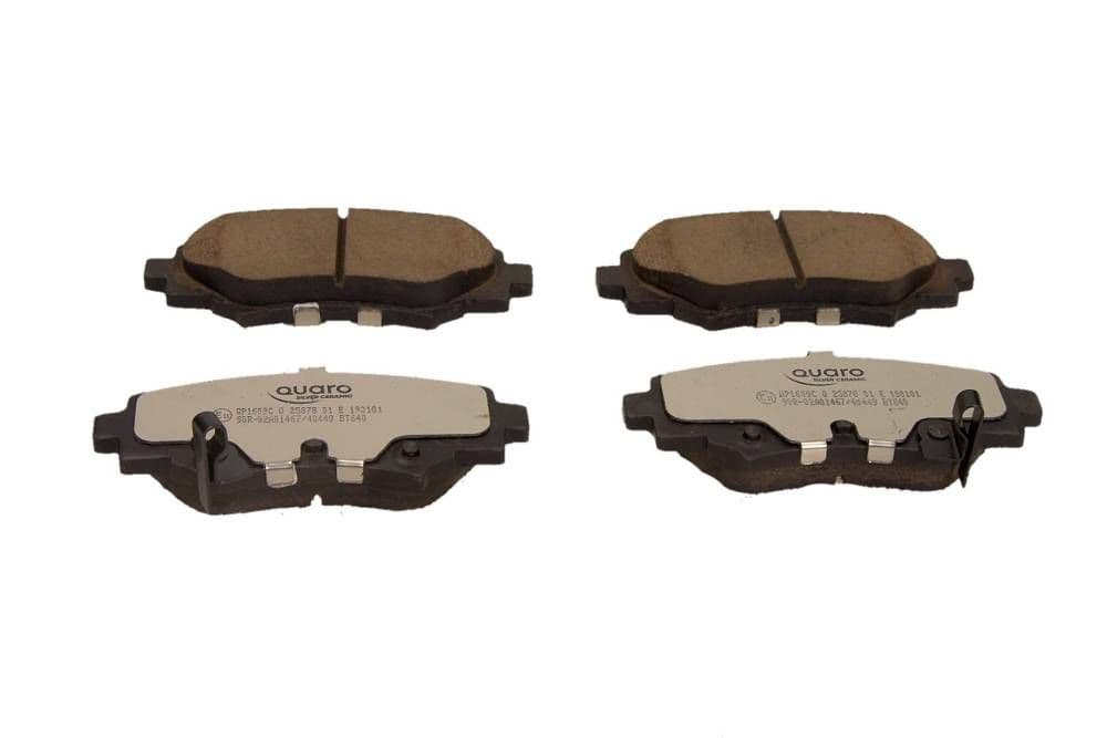 set placute frana,frana disc QUARO SILVER CERAMIC QP1609C