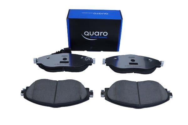set placute frana,frana disc QUARO SILVER CERAMIC QP6623C